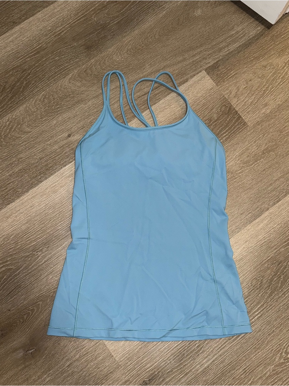 lululemon athletica Sky Blue Double-Strap Tank Top